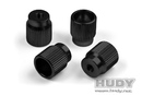 ALU NUT FOR 1/10 TOURING SET-UP SYSTEM (4) DY109360