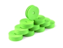HUDY 1/10 OFF-ROAD WHEEL - 2WD – FRONT – NARROW – GREEN (10) DY803221-G