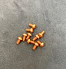 M3 x 6mm Button Head Alloy Screw - Orange (10)