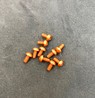 M3 x 6mm Button Head Alloy Screw - Orange (10) GR2010