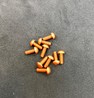 M3 x 8mm Button Head Alloy Screw - Orange (10) GR2011