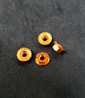 M4 Serrated Alloy Wheel Nuts - Orange (4)