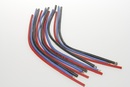 14awg Silicon Power Wire 3 pcs 12"  Red/ Blk/ Wht