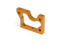 T2'009 RIGHT ALU LAYSHAFT BULKHEAD - ORANGE XR303013-O