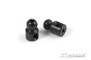 ALU 4.9MM BALL END - BLACK (2) XR303431-K