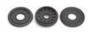 DIFF PULLEY 34T WITH LABYRINTH DUST COVERS XR305050