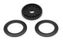 DIFF PULLEY 34T WITH COVERS XR305052