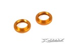 ALU SHOCK ADJUSTABLE NUT - ORANGE (2)