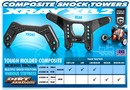 COMPOSITE SHOCK TOWER REAR - HARD XR323081-H