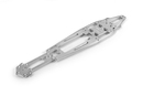 CHASSIS 5MM - CNC MACHINED - SWISS 7075 T6 XR341106
