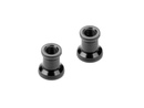 X8 ALU MOUNT 7.5MM - BLACK - SWISS 7075 T6 (2) XR346314