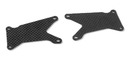 XB9 GRAPHITE FRONT LOWER ARM PLATE 1.6 MM (2)