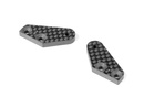 XB8 CARBON STEERING PLATE - 2 DOTS (1+1) XR352367