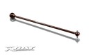 XB808 REAR CENTRAL CVD DRIVE SHAFT 133MM - HUDY SPRING STEEL™