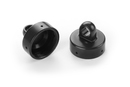 XB8 ALU SHOCK CAP NUT 4x BLEED HOLE - BLACK COATED (2)