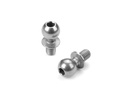 HARD STEEL BALL END 5.4MM WITH THREAD 4MM - NICKEL COATED (2) XR362654 HARD STEEL BALL END 5.4MM WITH THREAD 4MM - NICKEL COATED (2) XR362654