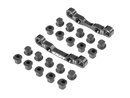ALU REAR SUSPENSION HOLDERS - EXTRA HIGH ROLL CENTERS - SET XR363300 ALU REAR SUSPENSION HOLDERS - EXTRA HIGH ROLL CENTERS - SET XR363300