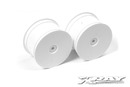 4WD REAR WHEEL AERODISK WITH 14MM HEX - WHITE (2)