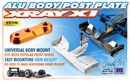 X1 ALU BODY POST PLATE - ORANGE XR371290