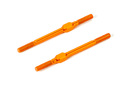 ALU ADJ. TURNBUCKLE M3x51 MM - SWISS 7075 T6 - ORANGE (2) XR372615-O