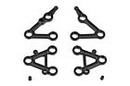 SET OF SUSPENSION ARMS, LOWER + UPPER (2+1+1) - HARD