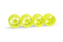 XRAY M18MT STARBURST WHEELS - YELLOW (4)