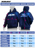 XRAY SWEATER HOODED WITH ZIPPER - BLUE (M) XR395600M