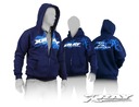 XRAY SWEATER HOODED WITH ZIPPER - BLUE (XL) XR395600XL