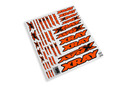 XRAY STICKER FOR BODY - NEON ORANGE