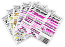 XRAY STICKERS FOR BODY - 5 DIFFERENT COLORS