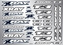 XRAY T3 STICKER FOR BODY - WHITE