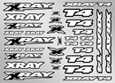 XRAY T4 STICKER FOR BODY - WHITE