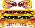 XRAY WING STICKER - DIE-CUT - ORANGE XR397347