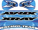 XRAY WING STICKER - DIE-CUT - BLUE XR397348