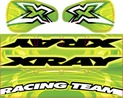 XRAY WING STICKER - DIE-CUT - GREEN XR397349