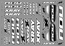 XRAY XB808 STICKER FOR BODY - WHITE