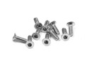 HEX SCREW SFH M2x6 - STAINLESS  (10)