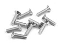 HEX SCREW SFH M3x12 - SILVER  (10) XR904312