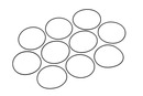 SILICONE O-RING 24x0.7  (10)