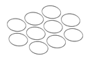 SILICONE O-RING 25.5x0.7  (10) XR971255