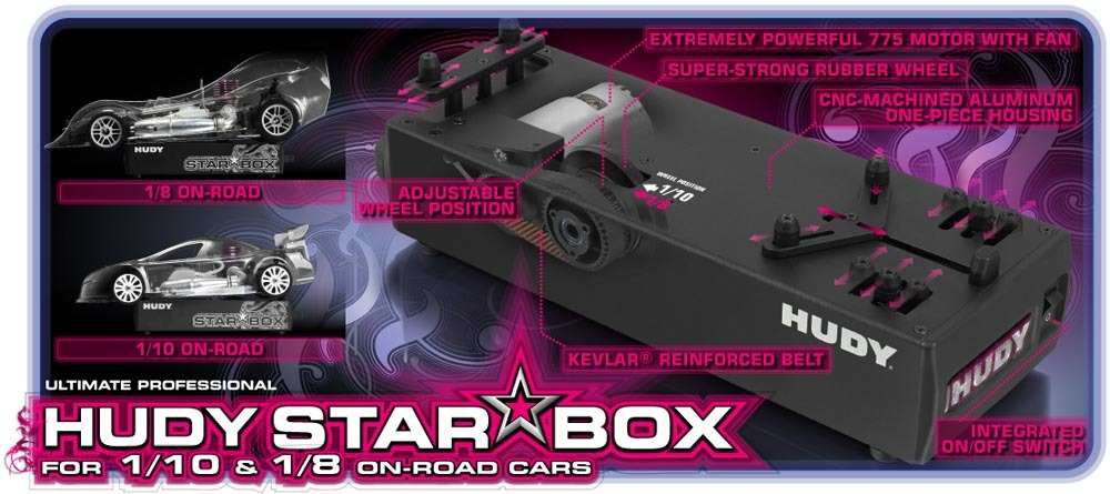 HUDY Star-Box On-Road 1/10 & 1/8