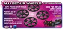 ALU SET-UP WHEEL FOR 1/10 RUBBER TIRES (4)