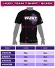 HUDY T-SHIRT - BLACK (L)