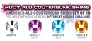 ALU COUNTERSUNK SHIM (10)