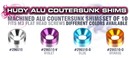 ALU COUNTERSUNK SHIM (10)