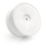 HUDY 24MM WHEELS STARBURST AERODISK - WHITE - MEDIUM (4)