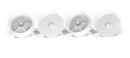 HUDY 24MM WHEELS STARBURST AERODISK - WHITE - SOFT (4)