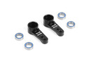 ALU DUAL SERVO SAVER ARM - BLACK + BALL-BEARINGS (2)