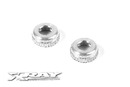 ALU CAP FOR XRAY SHOCK BODY #308322 (2) --- Replaced with #308327-O