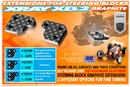 GRAPHITE EXTENSION FOR STEERING BLOCK (2) - 1 SLOT